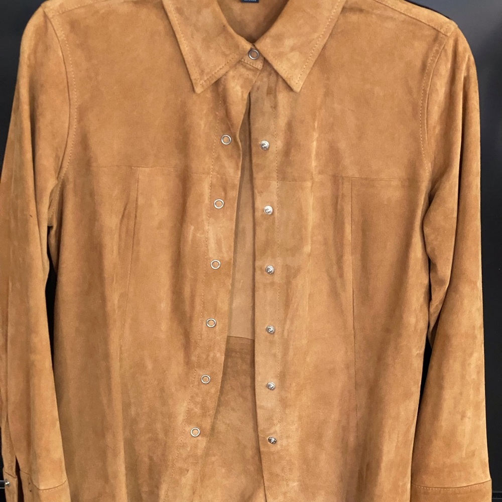 GAP Tan Suede Shirt